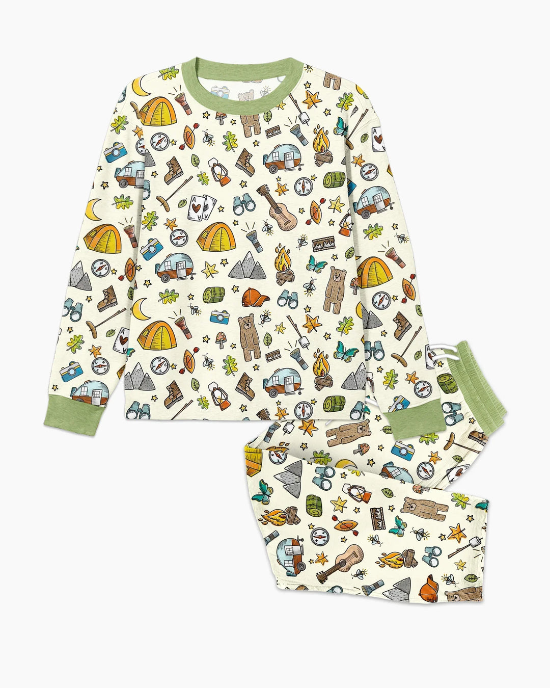 Love Camping Matching Family Bamboo Men's Pajama Set