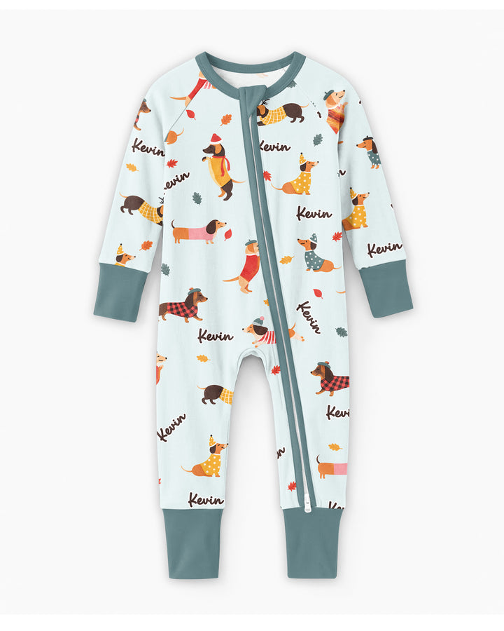 Autumn Dachshund Kids Bamboo Convertible Zippy