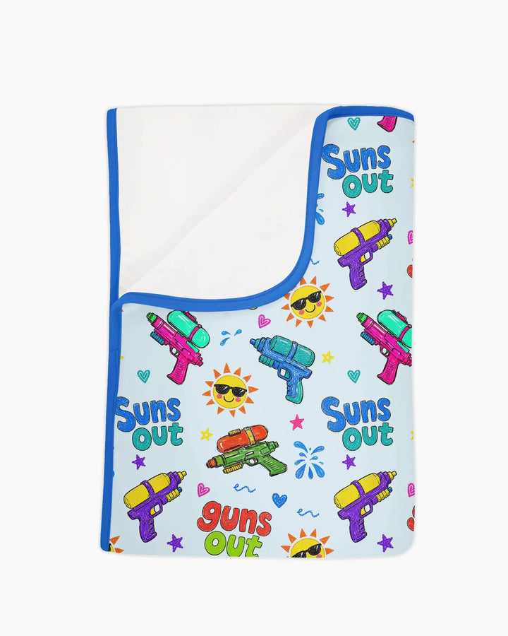 Sun Out Guns Out Bamboo Blanket