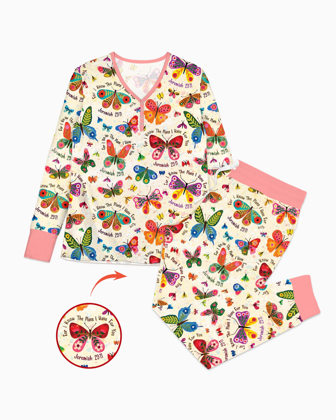 For I Know The Plans I Have For You Bamboo Women Pajama Set