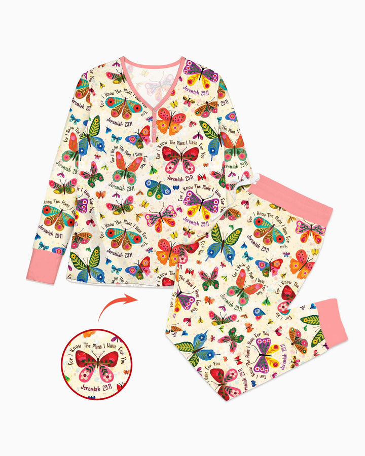 For I Know The Plans I Have For You Bamboo Women Pajama Set