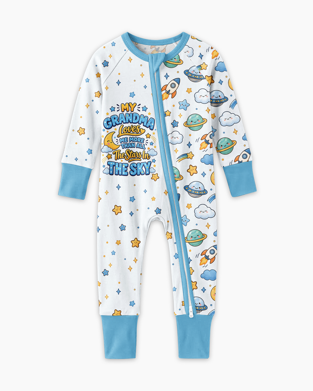 My Grandma Loves Me More Than All The Stars Bamboo Convertible Zippy