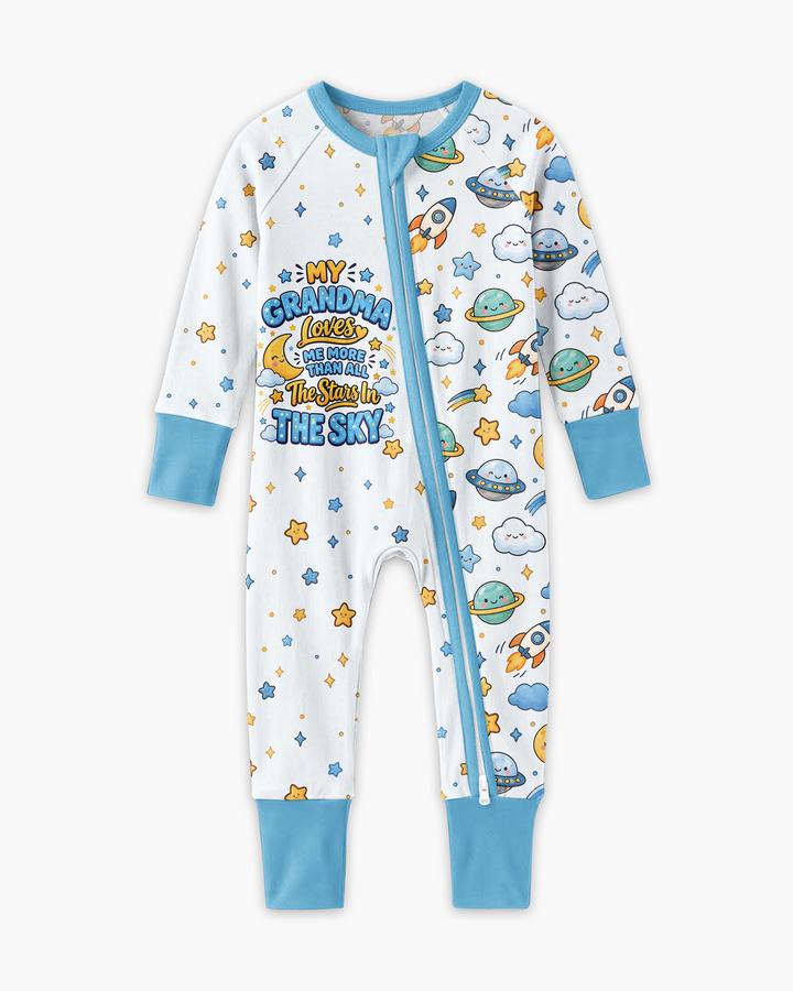 My Grandma Loves Me More Than All The Stars Bamboo Convertible Zippy
