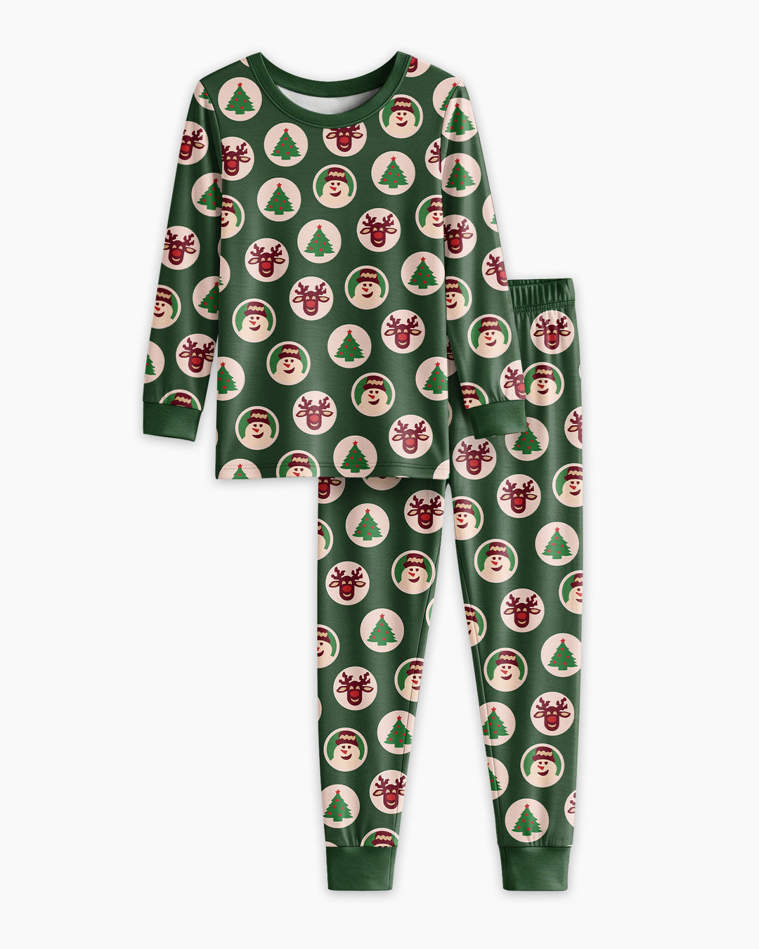 Christmas Dinner Bamboo Two Piece Long Sleeve Pajama Set
