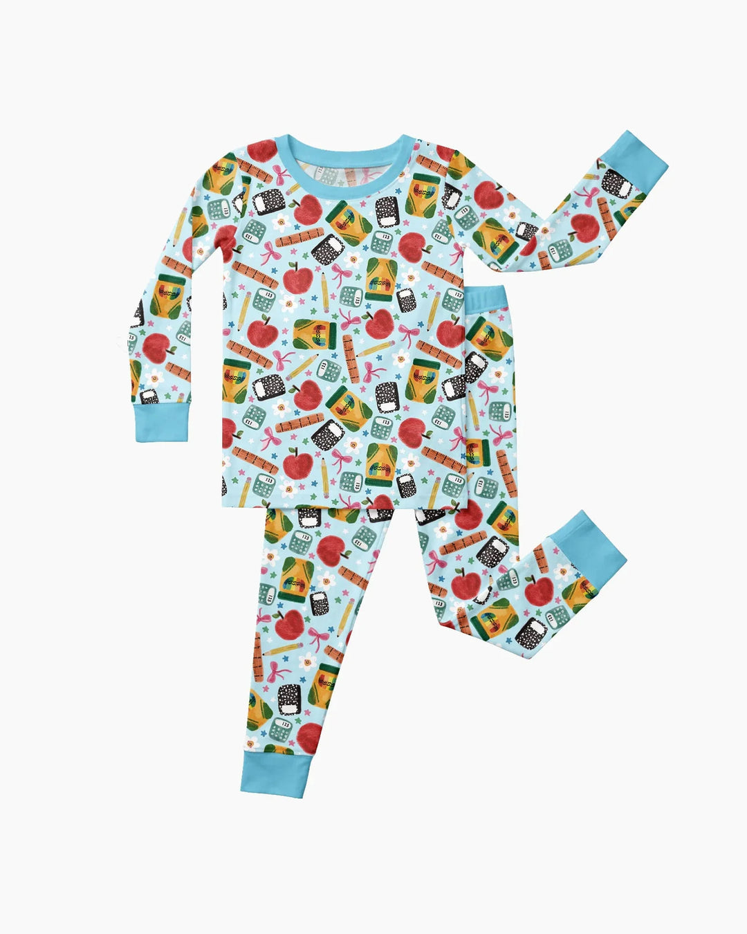 Little Learner Bamboo Two Piece Long Sleeve Pajama Set
