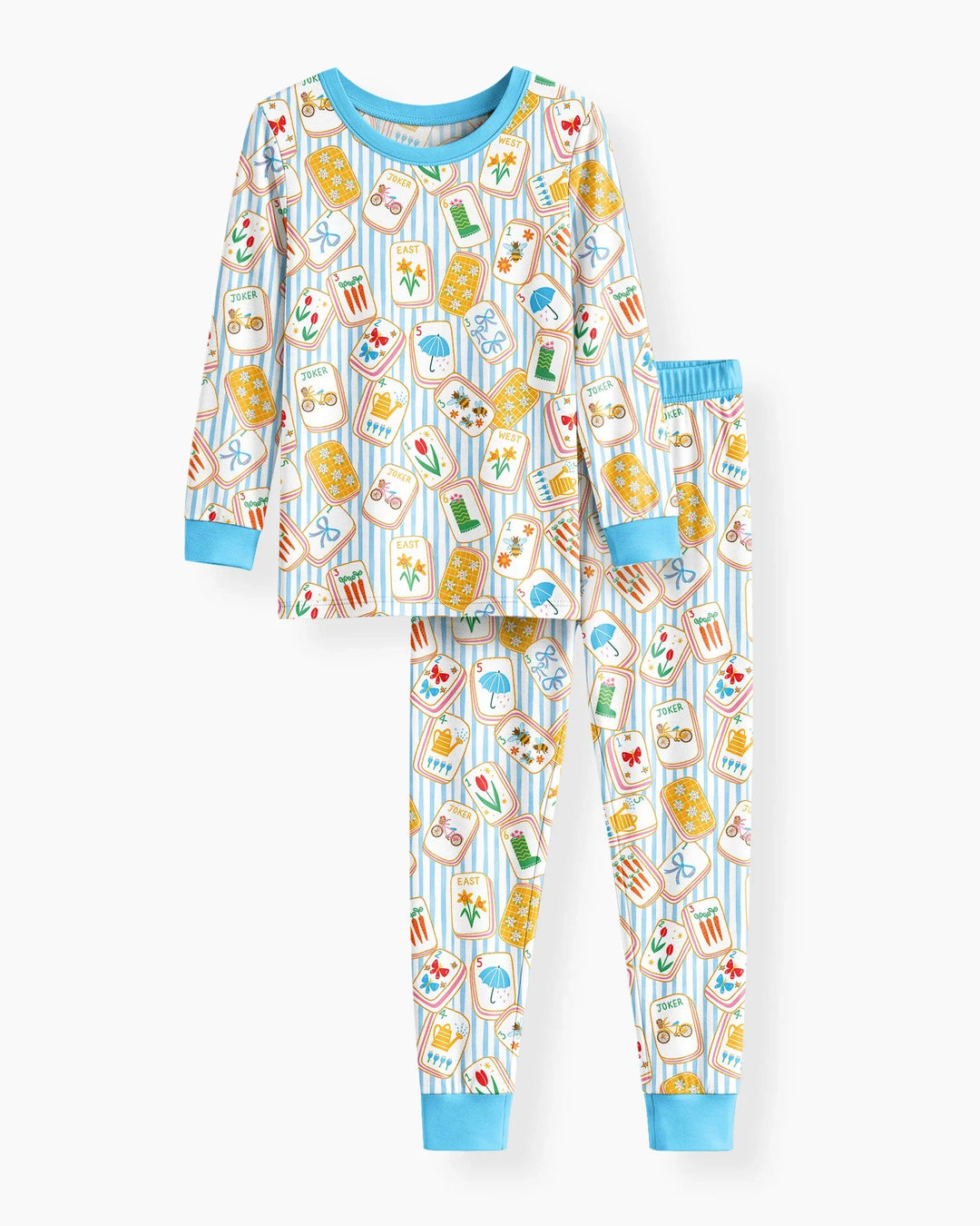 Template Bamboo Two Piece Long Sleeve Pyjamas Set