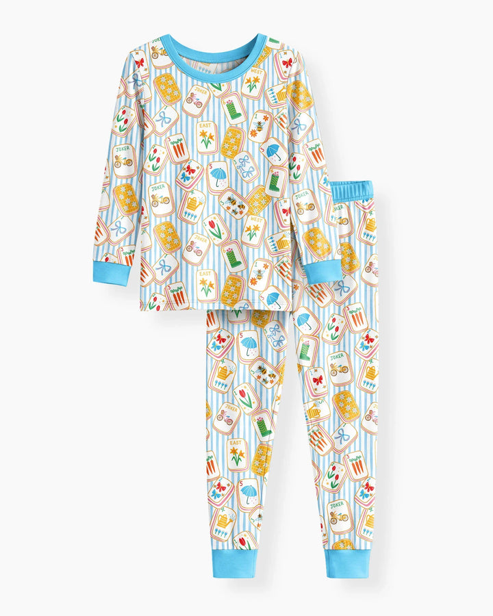 Template Bamboo Two Piece Long Sleeve Pyjamas Set
