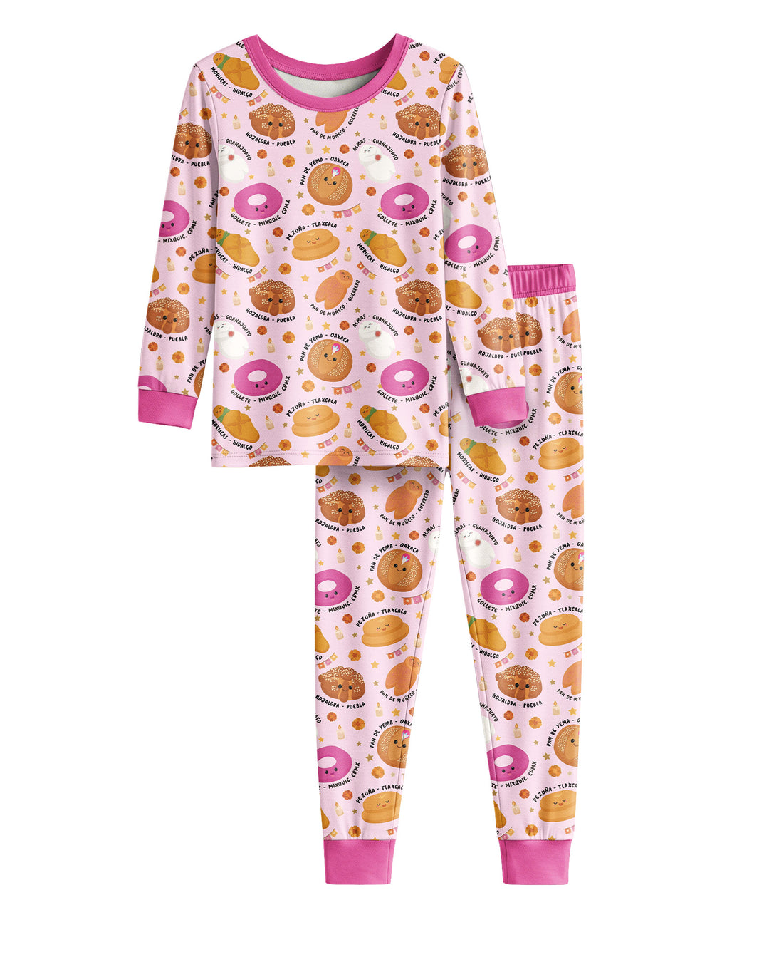 Pan Dulce Fiesta Bamboo Two Piece Long Sleeve Pajama Set