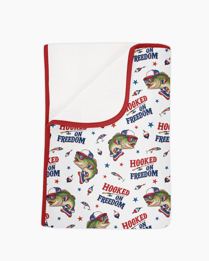 Hooked On Freedom Bamboo Blanket