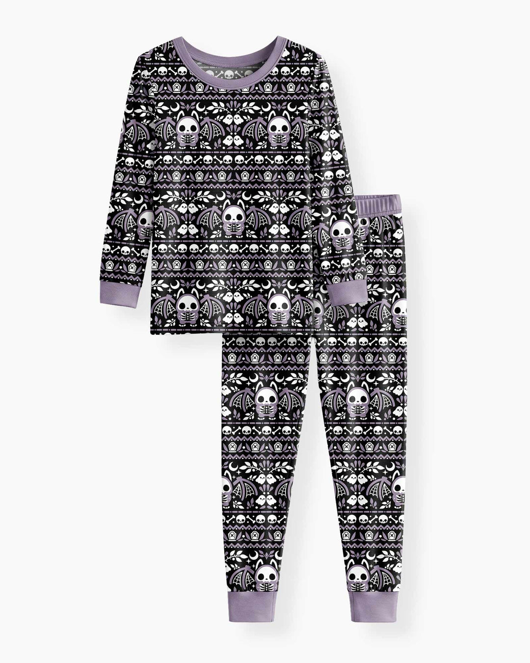 Batty Fair Isle Bamboo Two Piece Long Sleeve Pajama Set