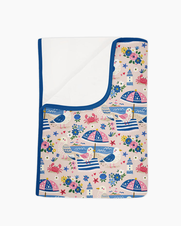 A Day At The Shore Bamboo Blanket