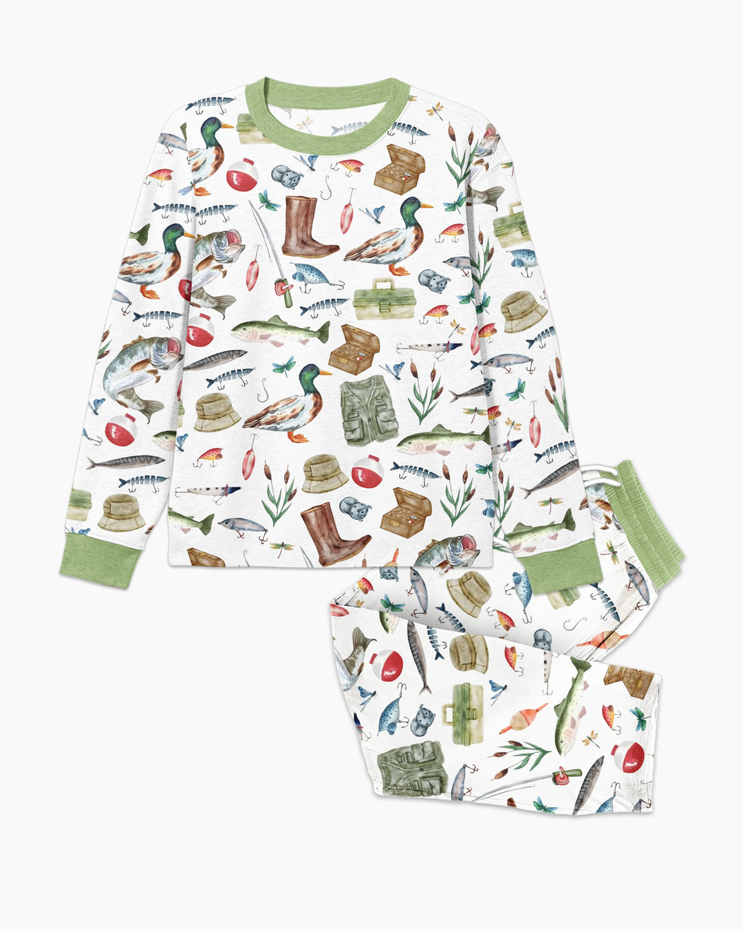 Daddy's Fishing Buddy Daddy& Me Matching Bamboo Men's Pajama Set