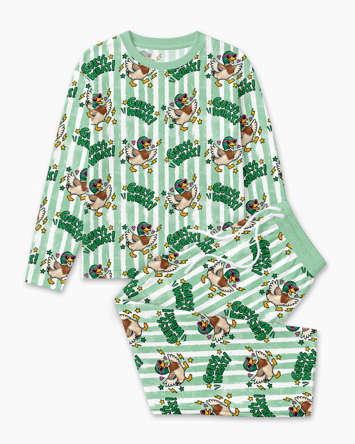 Guess What Mallard Butt Bamboo Men's Pajama Set