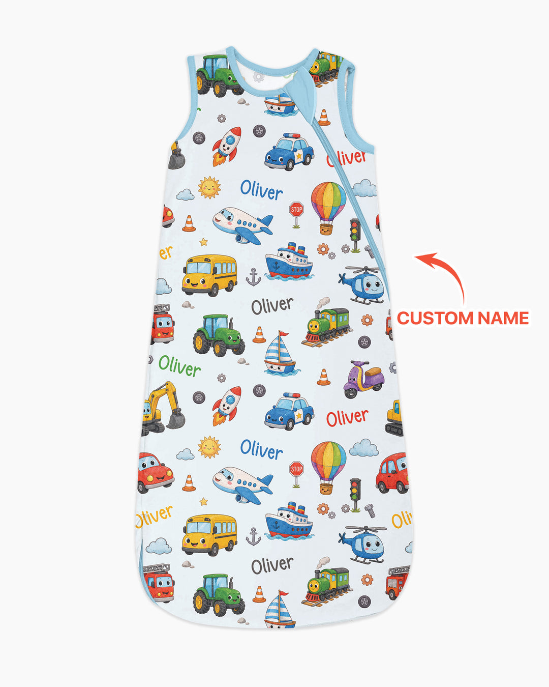 Custom Name Cute Transport Bamboo Sleep Bag