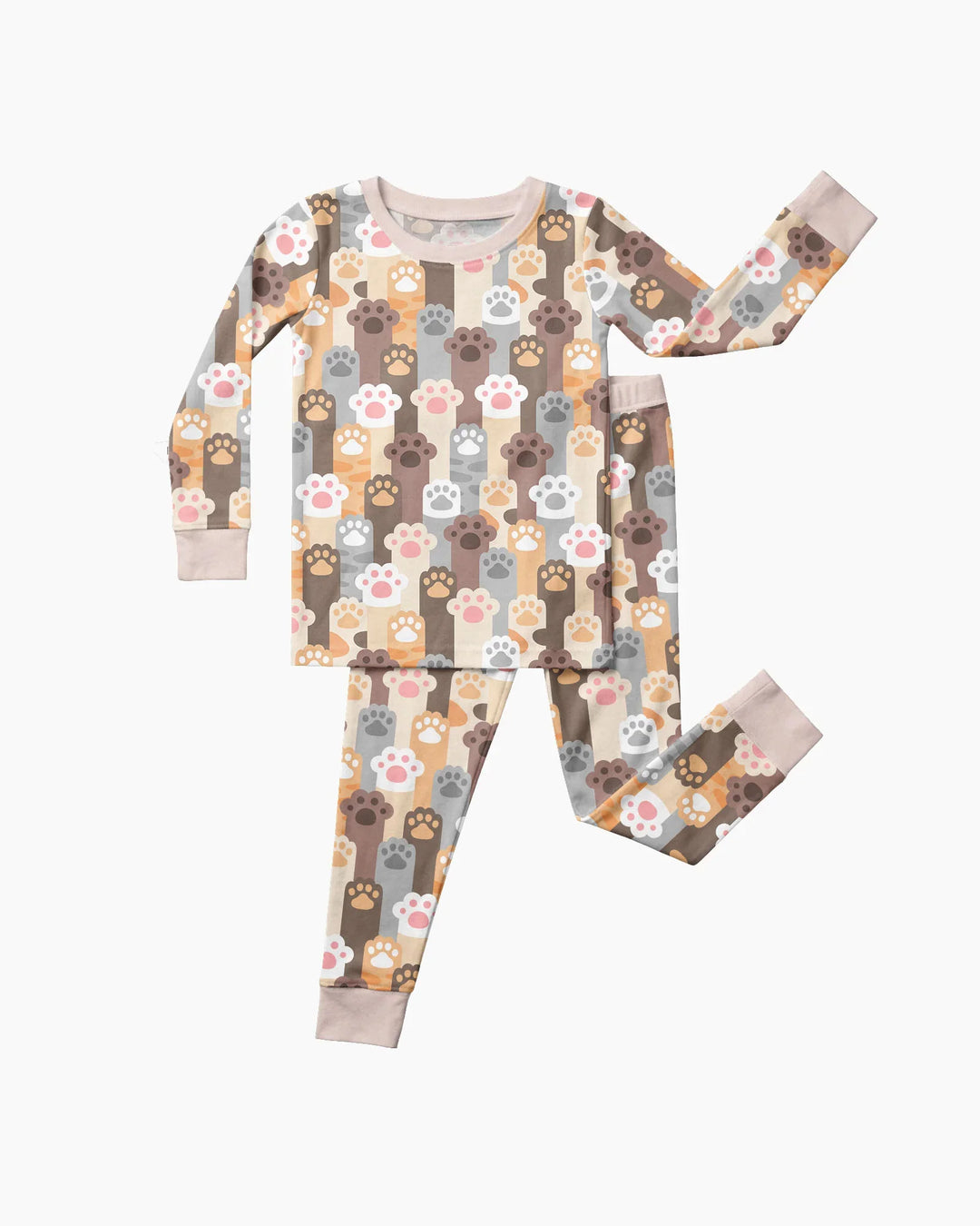 Grabby Paws Bamboo Two Piece Long Sleeve Pajama Set