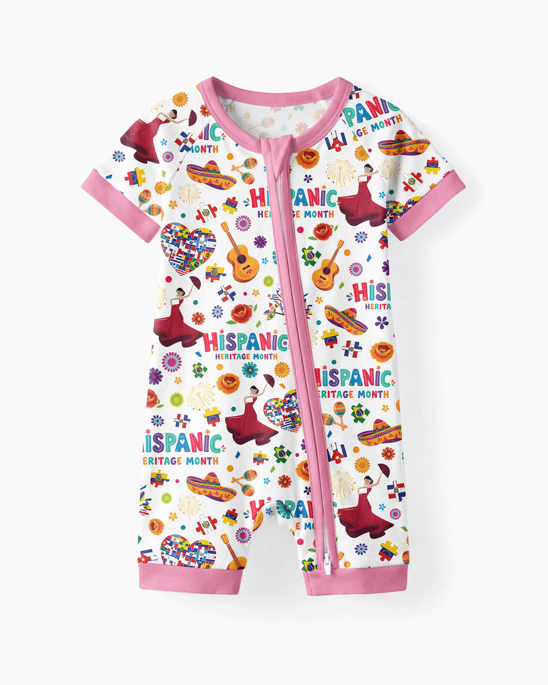 Fiesta Hispanic Heritage Month Bamboo Shorty Zippy