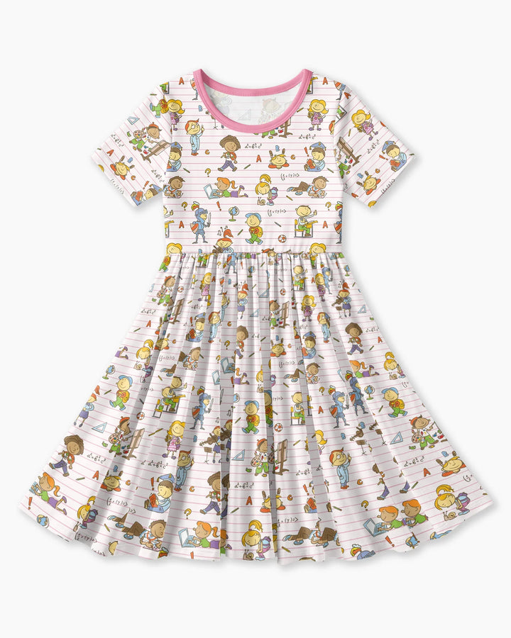 School Days Adventure Bamboo Twirl Dress