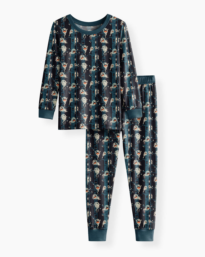Scared yet Bamboo Two Piece Long Sleeve Pajama Set