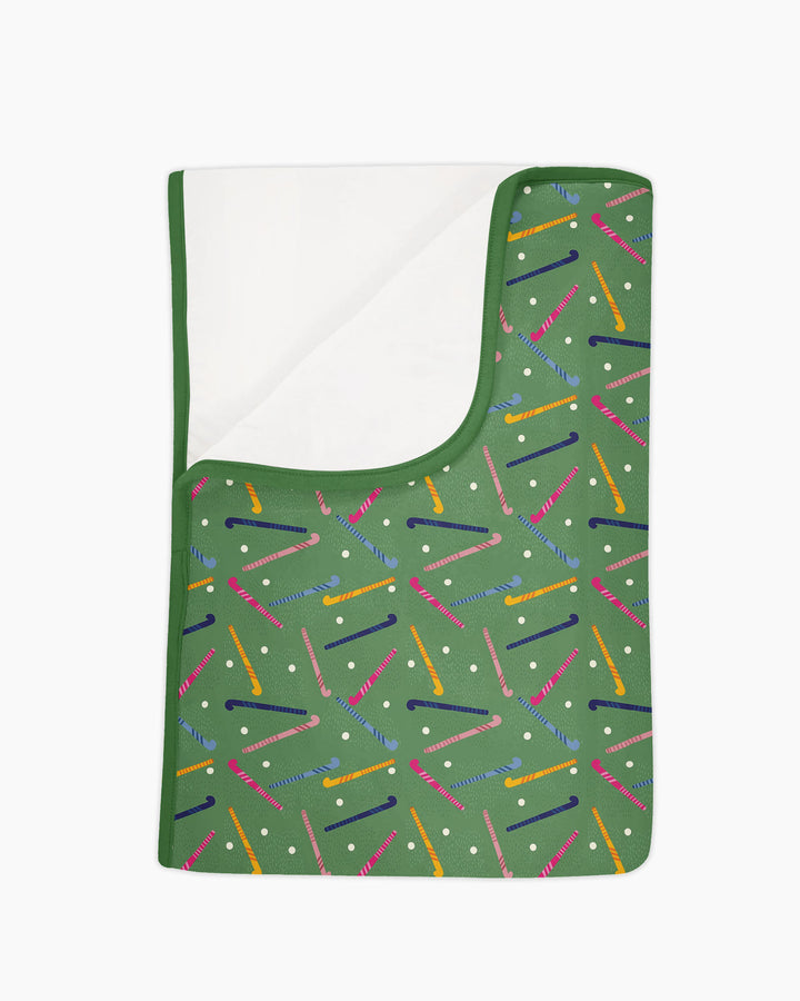 Field Hockey Fun Bamboo Blanket