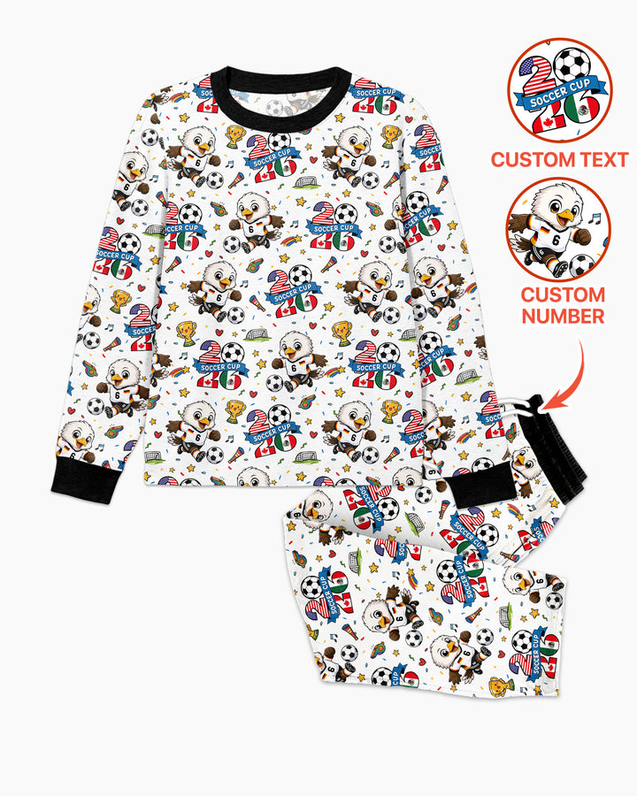 We Are The Champions Soccer Cup 2026 Bamboo Men's Pajama Set