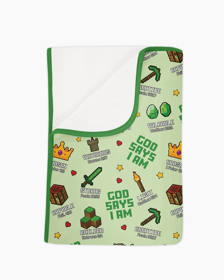 Christian Gamer Bamboo Blanket