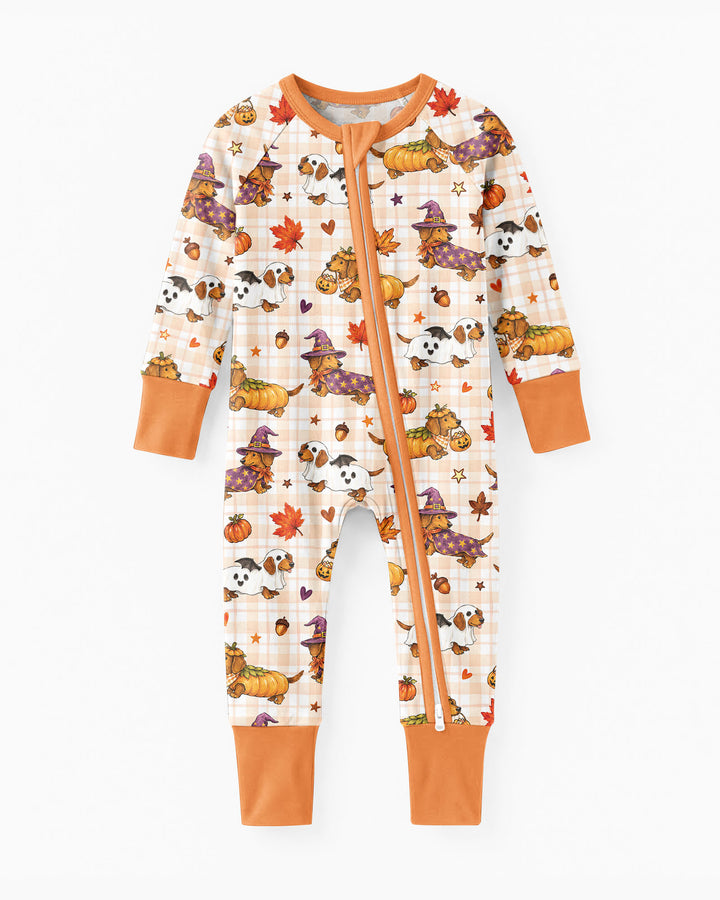 Spooky Dachshund Bamboo Convertible Zippy