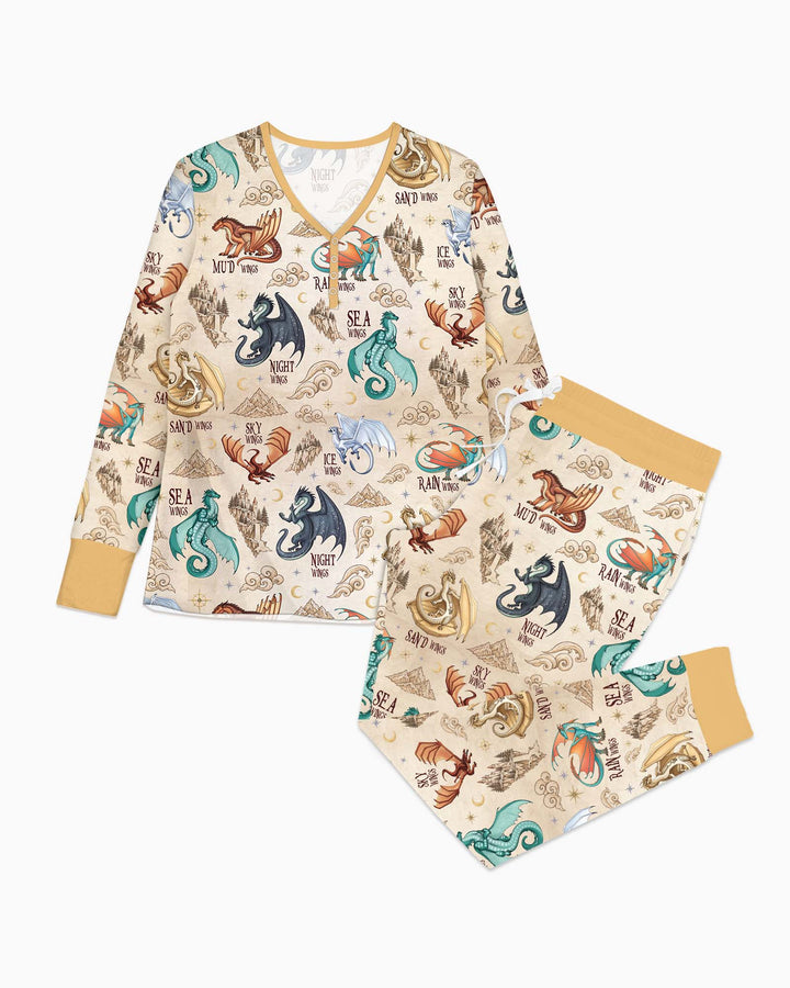 Elemental Dragons Bamboo Women Pajama Set