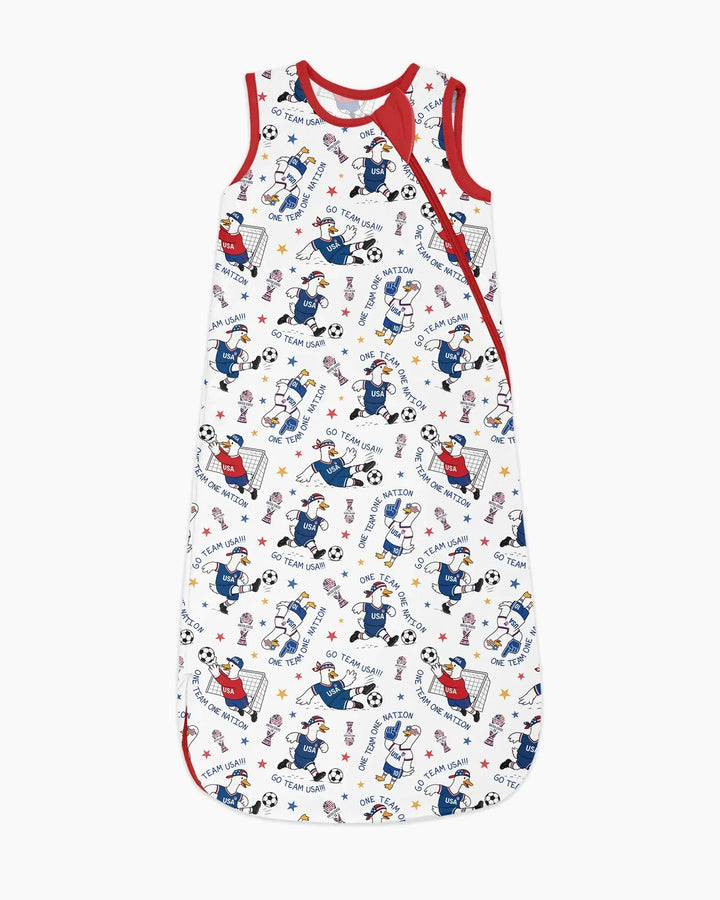 USA Soccer Goose Family Matching Bamboo Sleep Bag