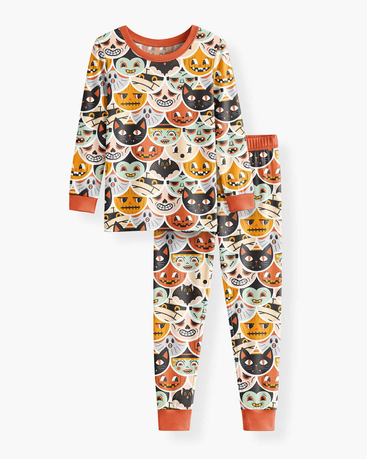 Monster Mash-Up Bamboo Two Piece Long Sleeve Pajama Set