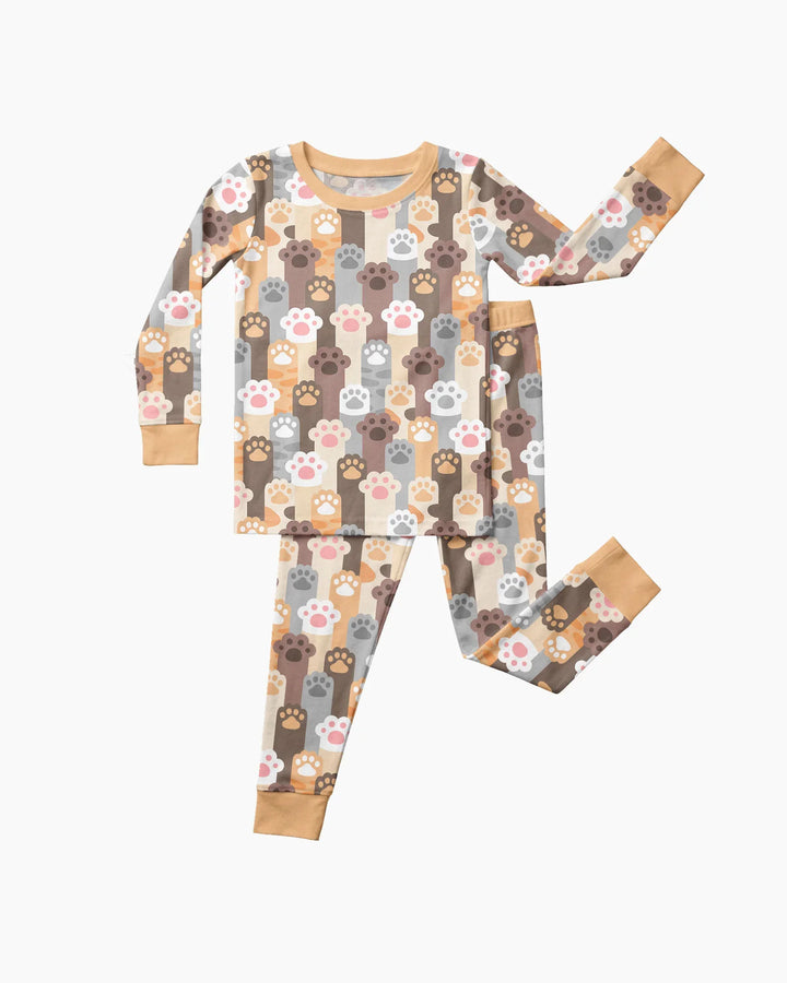 Grabby Paws Bamboo Two Piece Long Sleeve Pajama Set