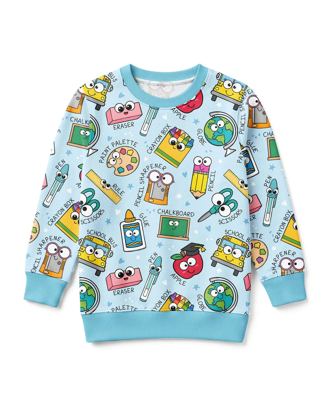 Happy School Pals Bamboo Crewneck Sweatshirt