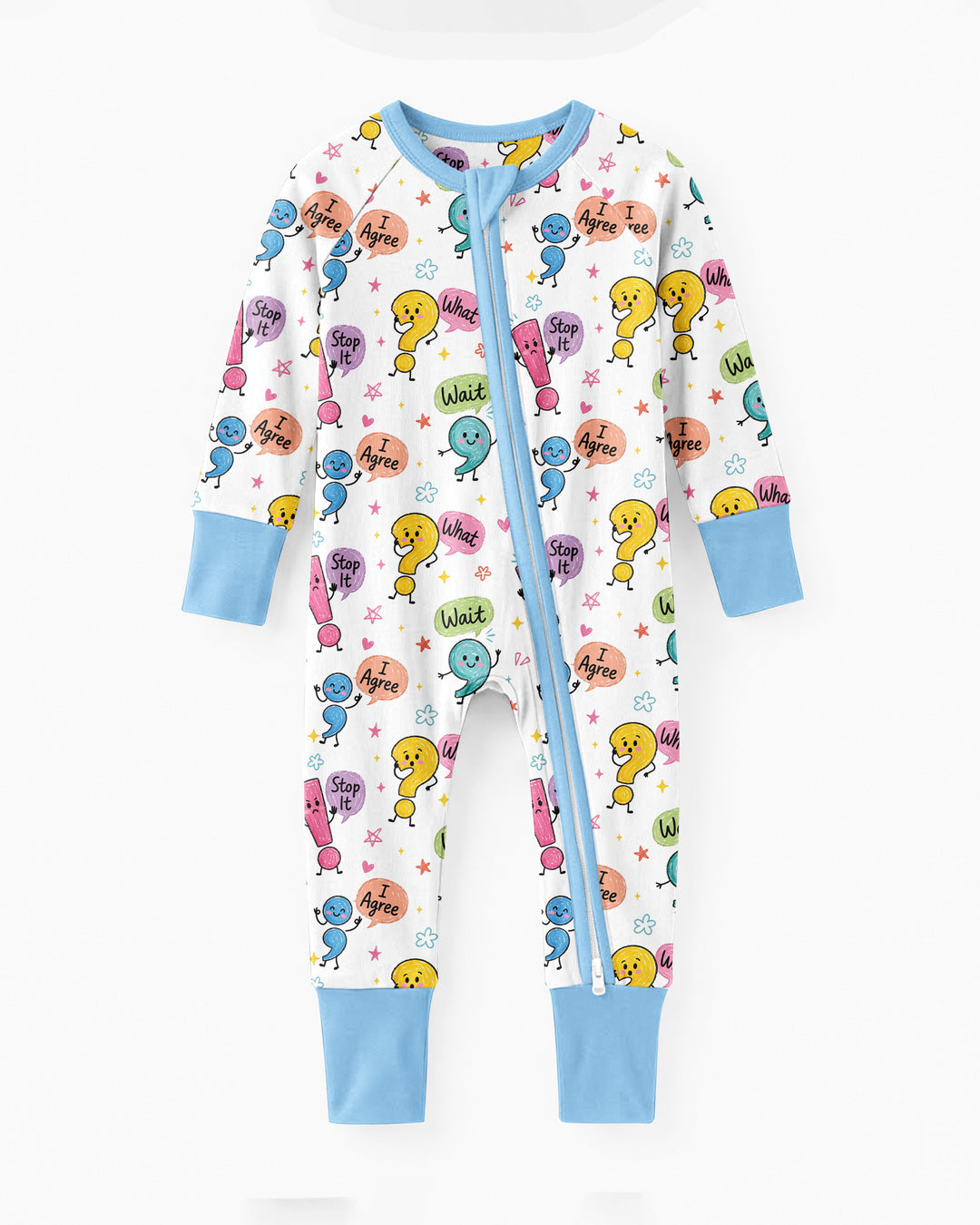 Punctuation Emotion Bamboo Convertible Zippy