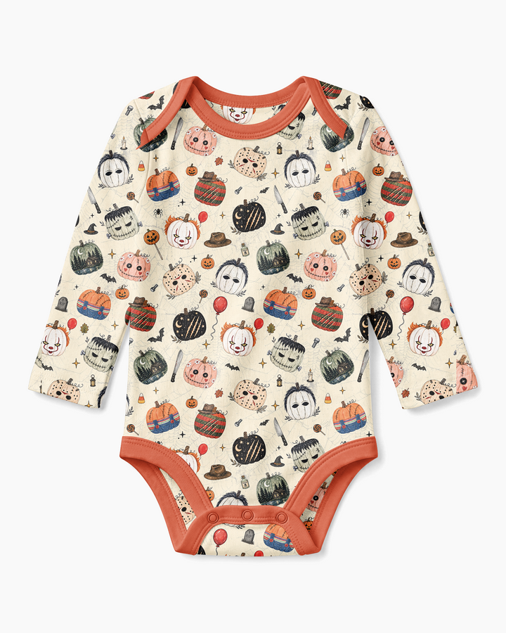 Horror Movie Pumpkins Bamboo Bodysuit