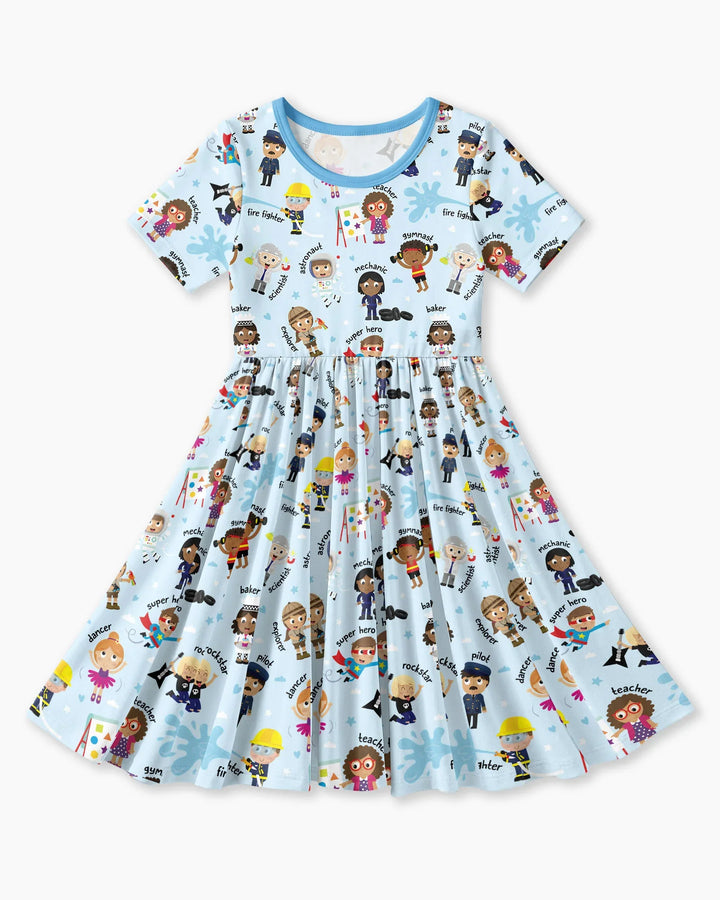 When I Grow Up Bamboo Twirl Dress