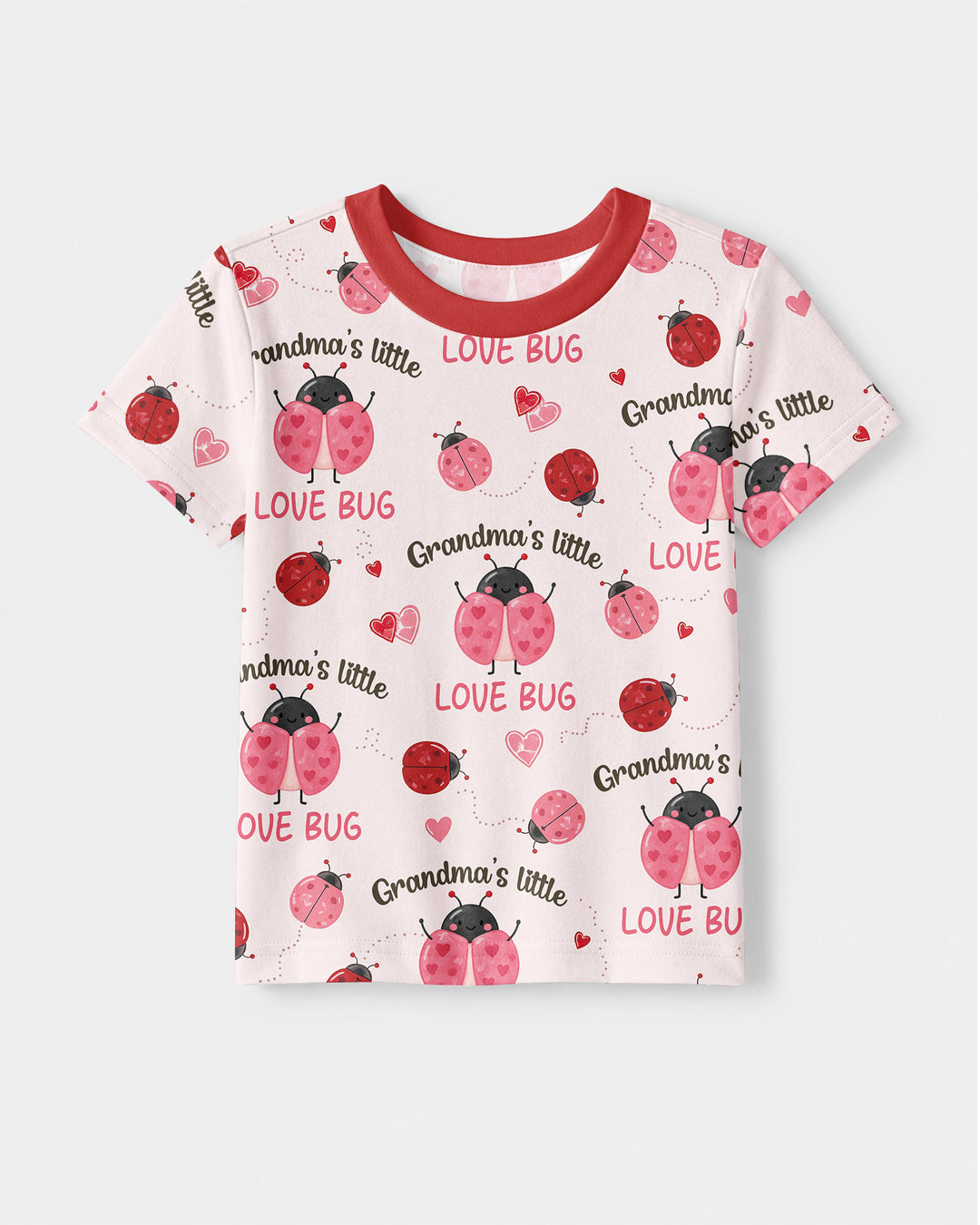 Grandma's Little Love Bug Bamboo Crewneck T-Shirt