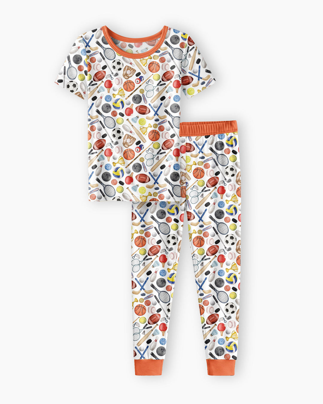 So Much Fun with Sports Bamboo Two Piece Short Sleeve Pajama Set