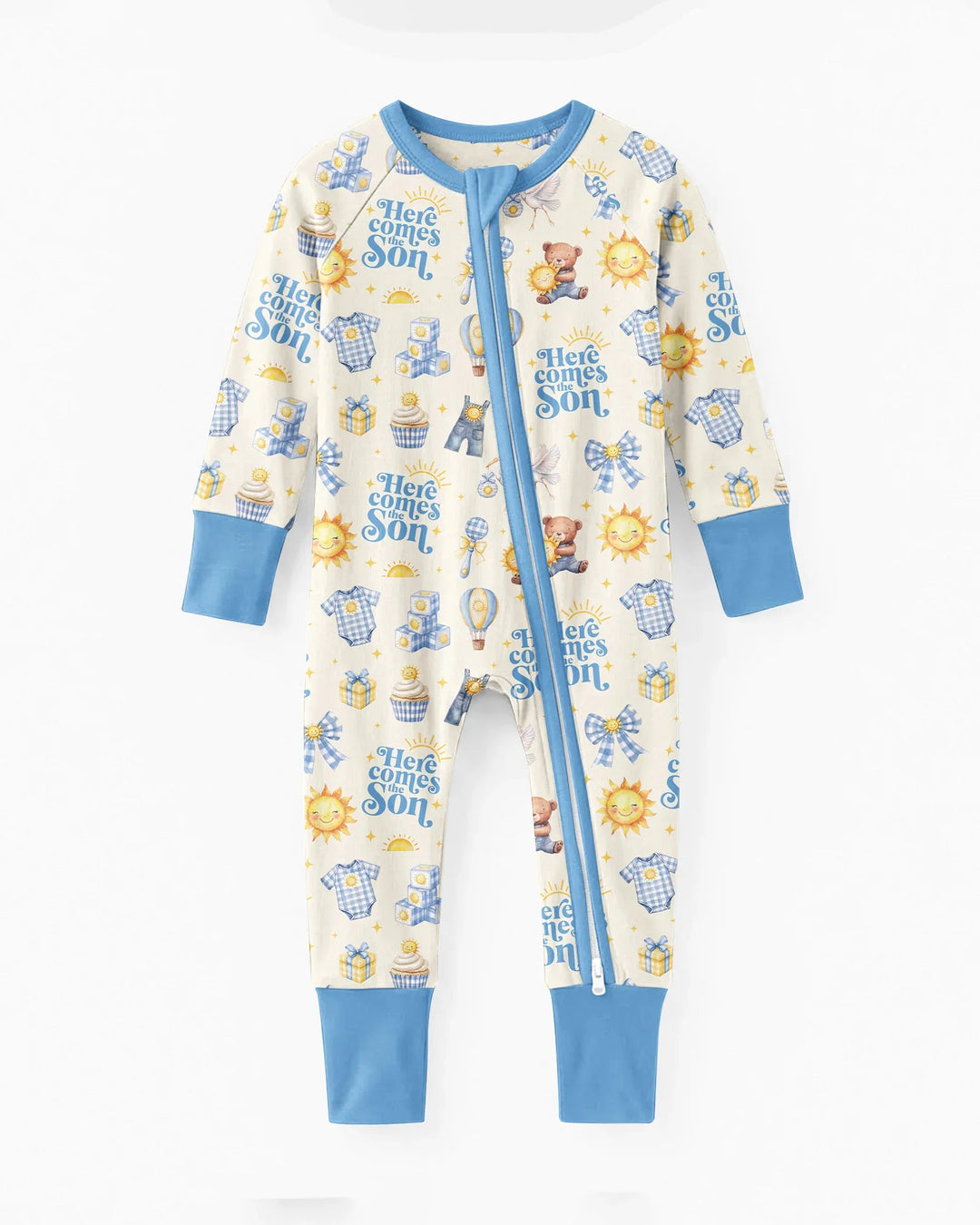 Here Comes The Son Baby Shower Bamboo Convertible Zippy