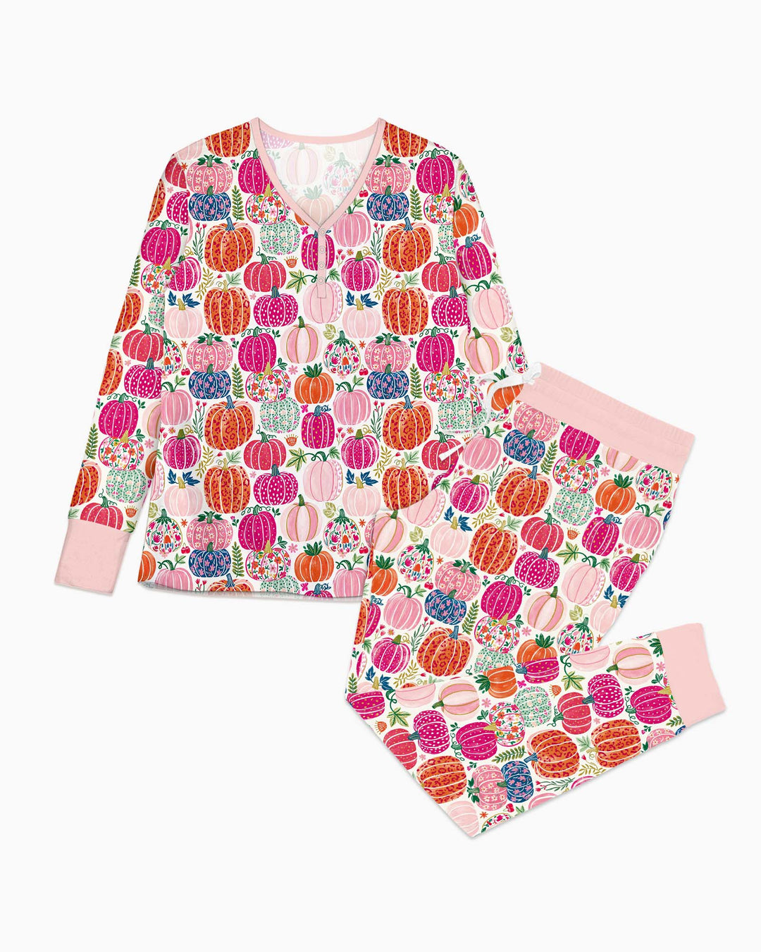 Pumpkin & Bloom Bamboo Women Pajama Set