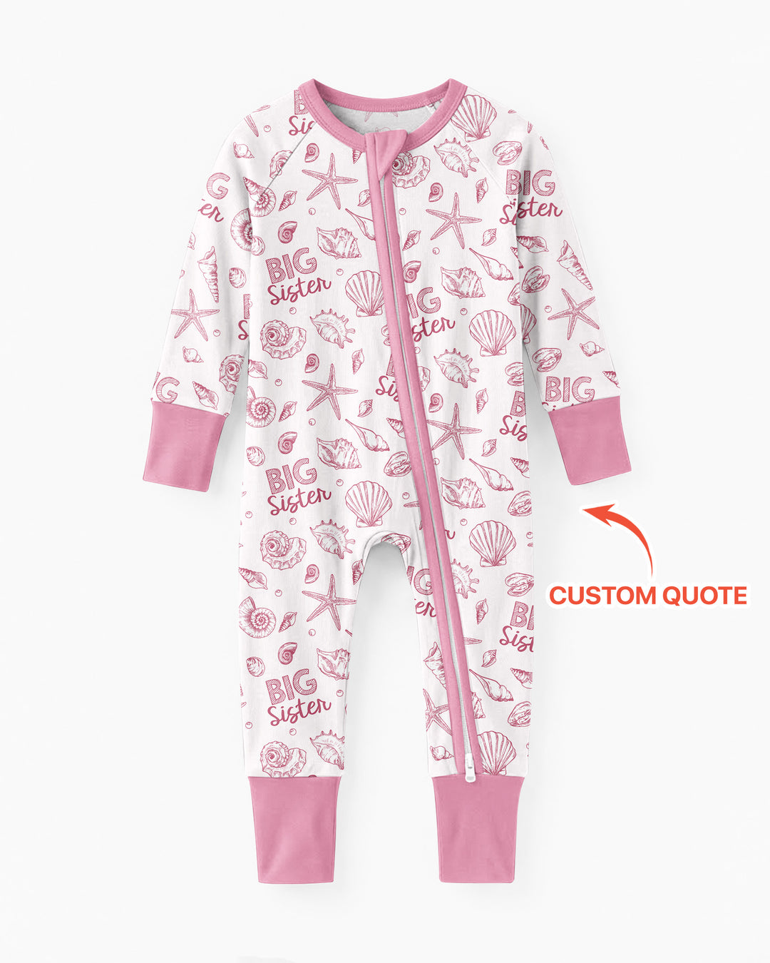 Coquette Seashell Matching Sibling Bamboo Convertible Zippy