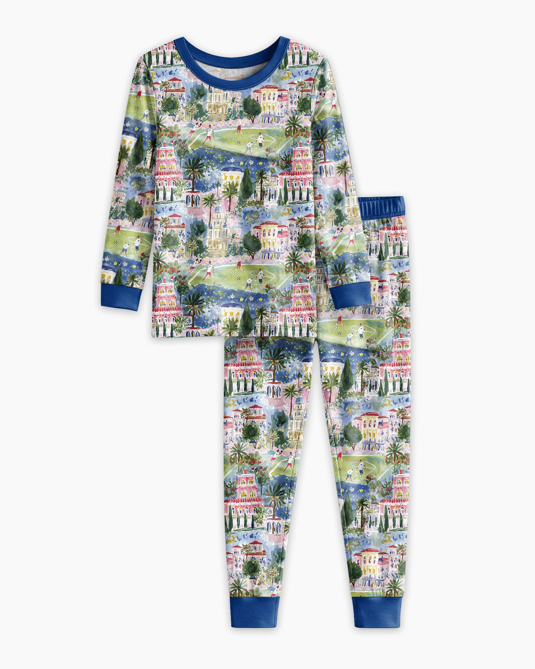 Soccer Tour 2026 Bamboo Two Piece Long Sleeve Pajama Set