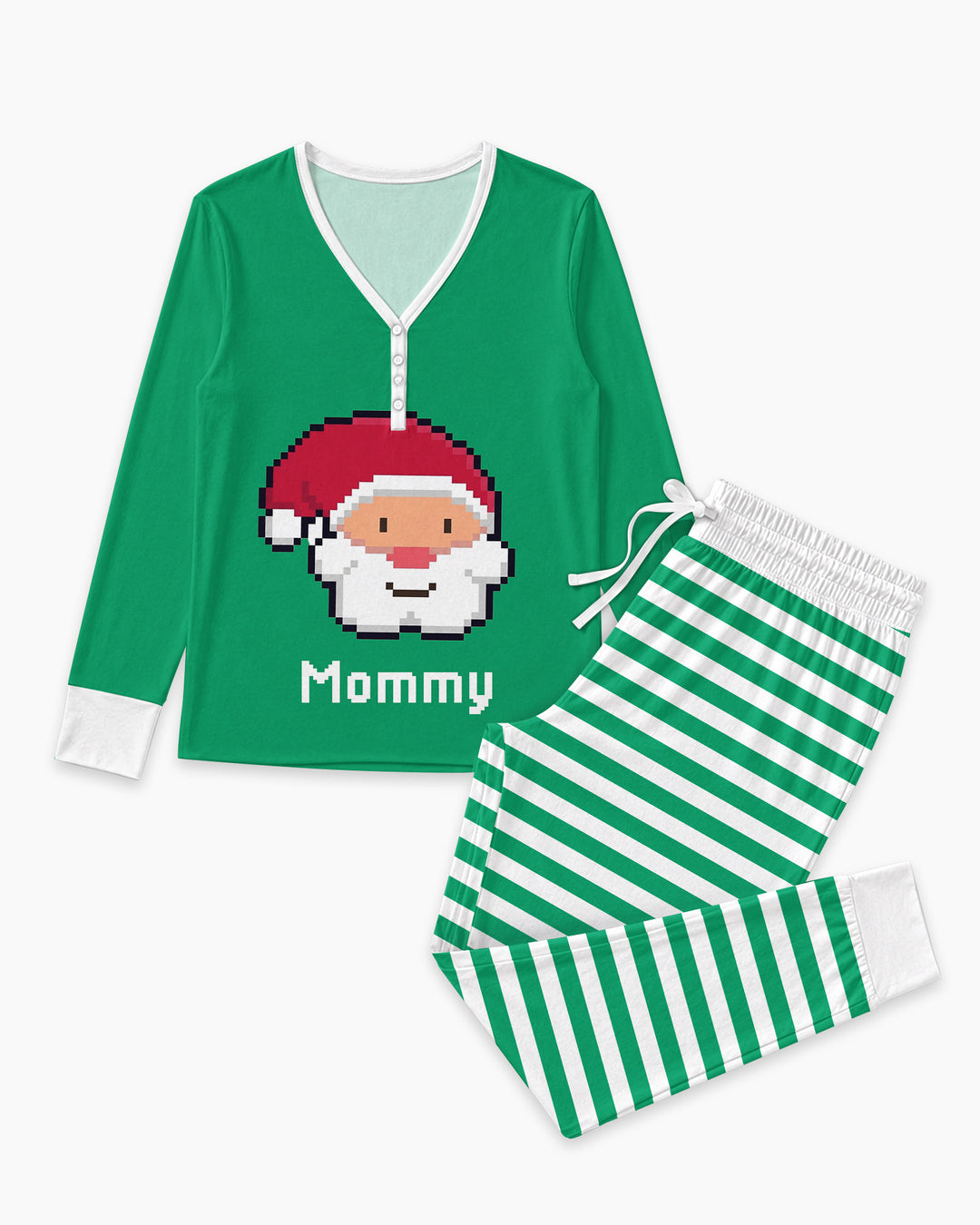 Merry Pixel Pals Bamboo Women Pajama Set