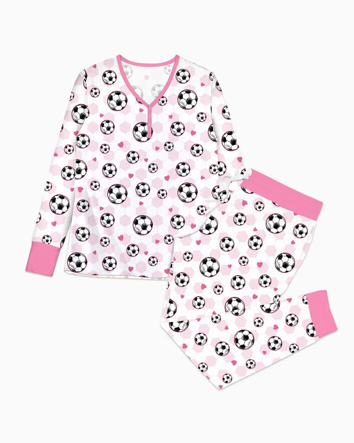 Goal Squad Family Matching Bamboo Women Pajama Set