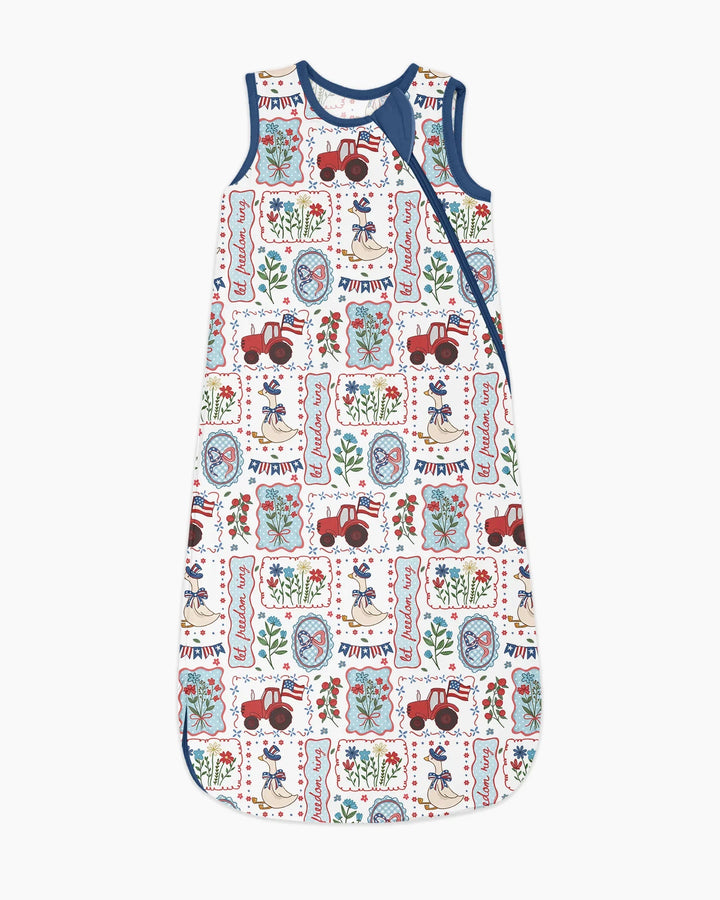 Patriotic USA Silly Goose Family Matching Bamboo Sleep Bag