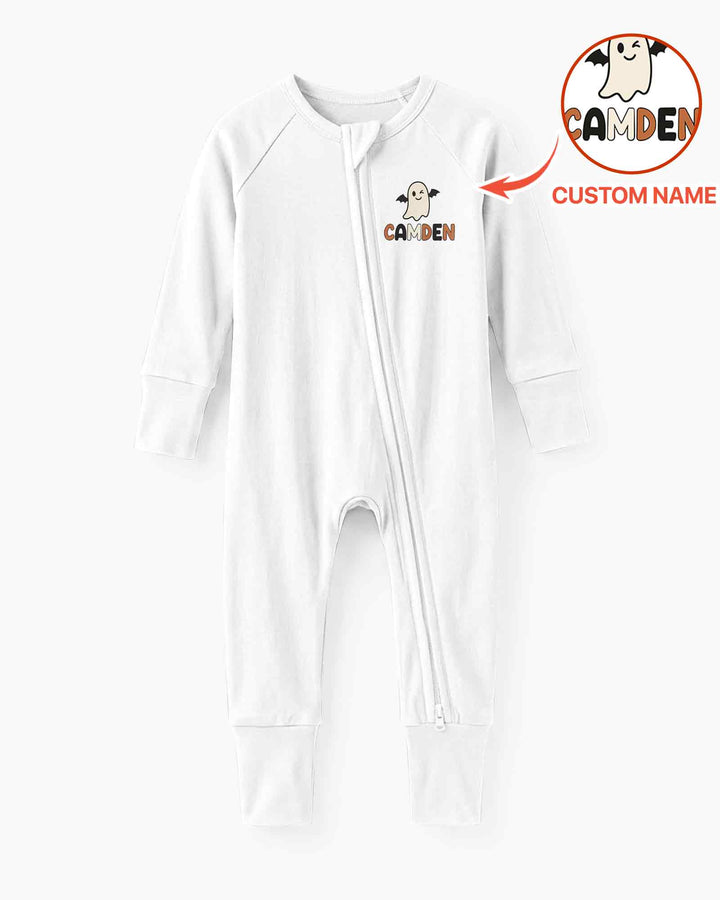 Personalized One Spooky Dude Bamboo Convertible Zippy