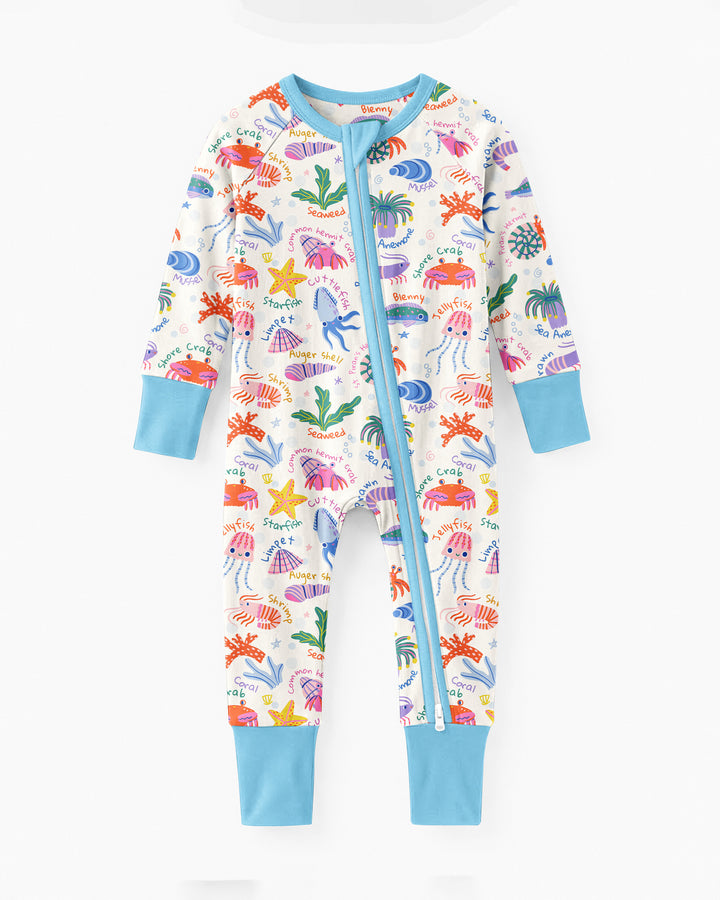 Tide Pool Pals Bamboo Convertible Zippy