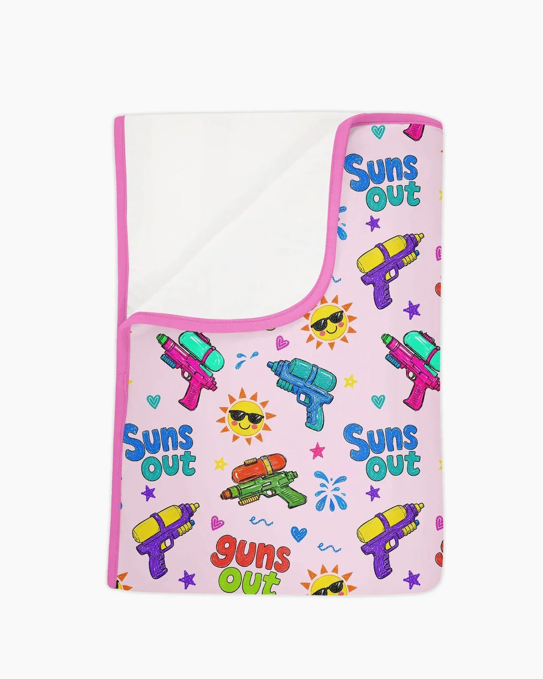 Sun Out Guns Out Bamboo Blanket