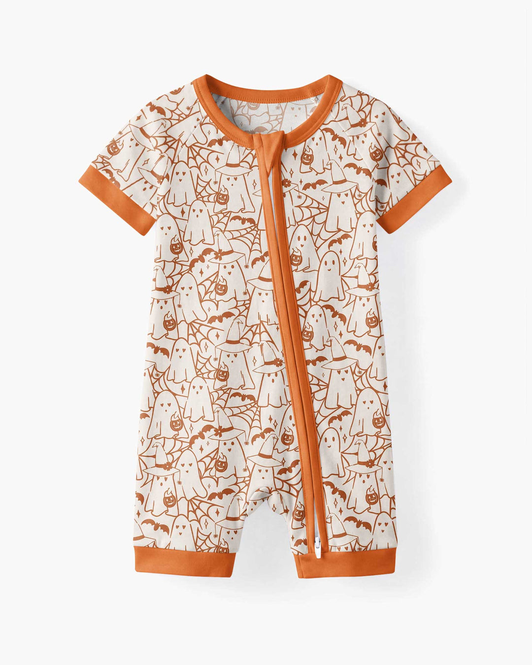 Boo Trick or Treat Ghosts Halloween Bamboo Shorty Zippy