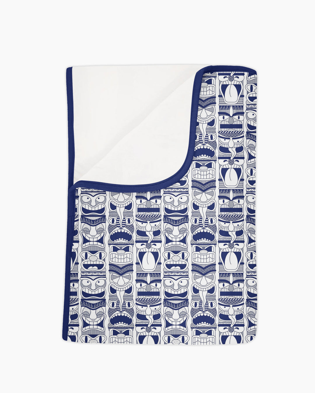 Friendly Totem Pole Figures Bamboo Blanket