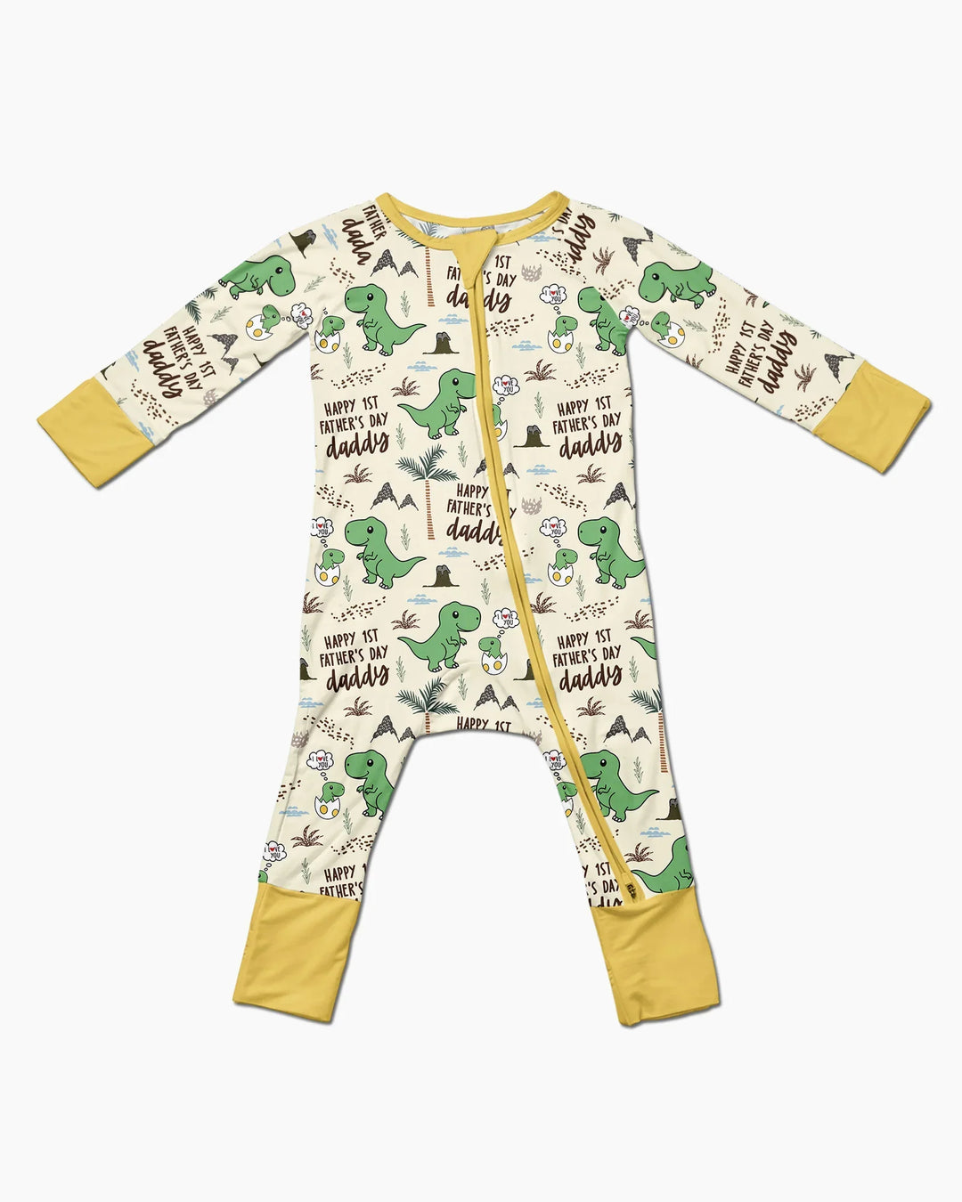 First Father's Day Daddysaurus Bamboo Convertible Zippy