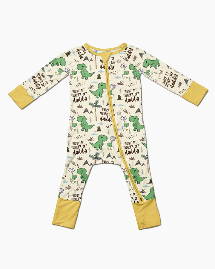 First Father's Day Daddysaurus Bamboo Convertible Zippy